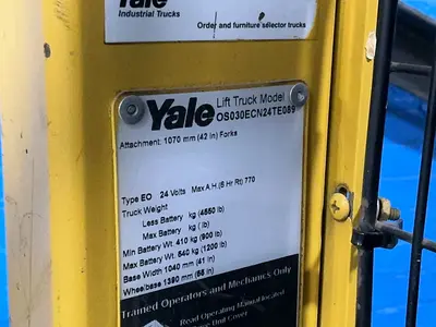 Used YALE OS030ECN24TE089 Misc Forklifts Ohio US | HGR 24 #1469579