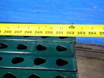 42" X 252" Pallet Racking Lot - Tear Drop