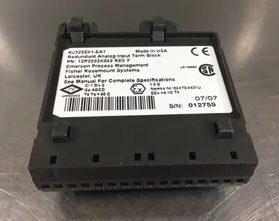 Used FISHER-ROSEMOUNT KJ3222X1-EA1 Terminal Blocks South Carolina US | Palmetto Automation #1159570