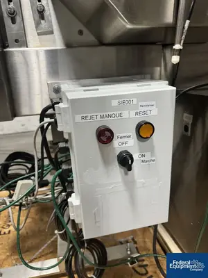 USED CLI Charles Lapierre Wrap Around Uni-Pharma Labeler, model UNI-500
