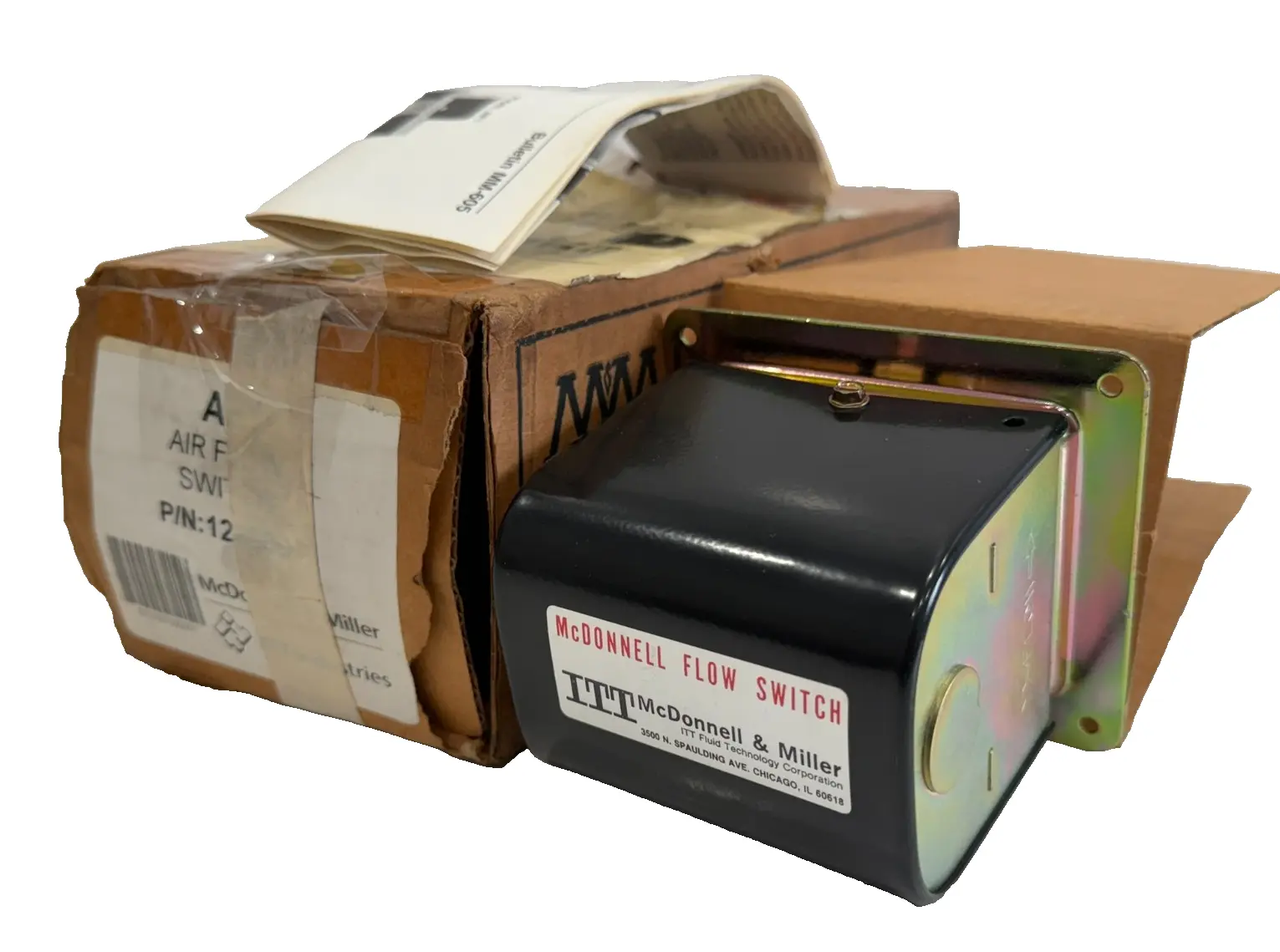 NEW MCDONNELL & MILLER AF-1 AIR FLOW SWITCH AF1