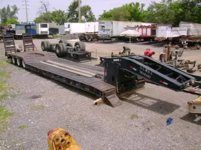 Used 2005 GLOBE 55 TON LOWBOY Lowboy Trailers Florida US | USA Transequipment #1542460