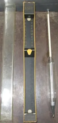 QTY. 1. ERTCO HYDROMETER, SERIAL NO:0958281, API S...
