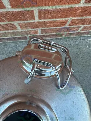 USED ALLOY PRODUCTS 45 LITER STAINLESS STEEL PRESSURE VESSEL 130 PSI