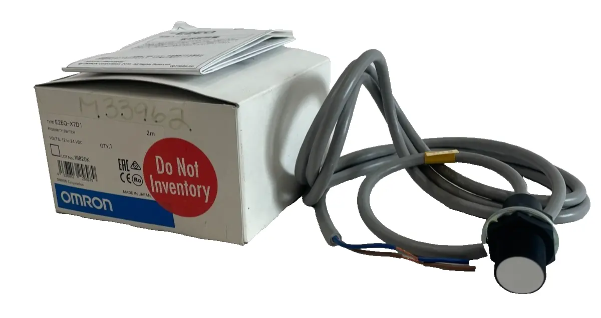 NEW OMRON E2EQ-X7D1 2M PROXIMITY SWITCH 12 to 24 VDC E2EQX7D1