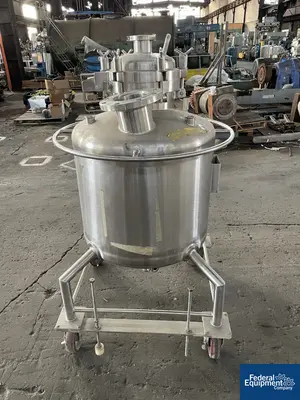 USED Precision 55 Gal Precision Receiver Tank, 316L S/S, 50#