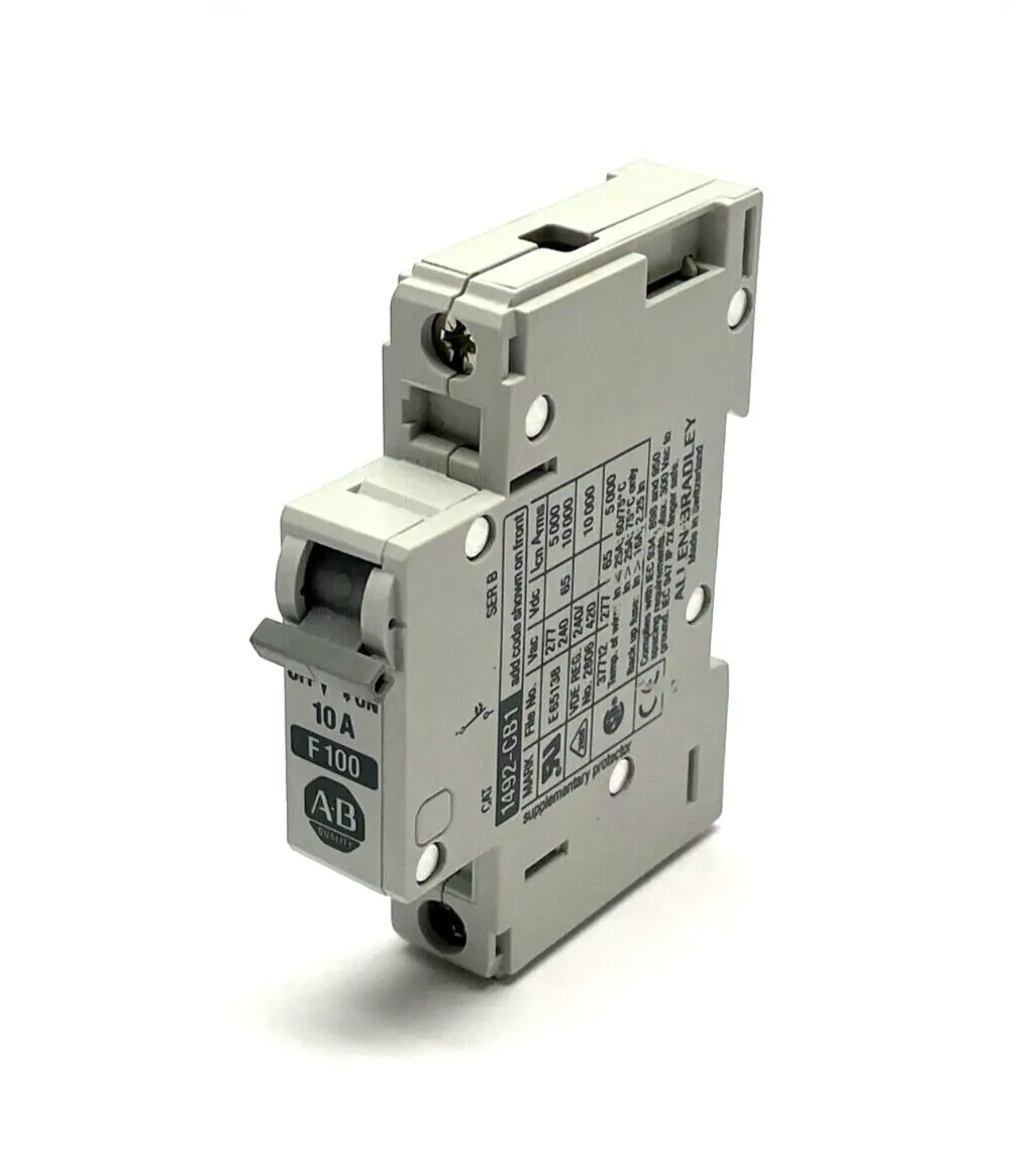 USED ALLEN-BRADLEY SER. B CIRCUIT BREAKER 1-POLE 10A 277VAC