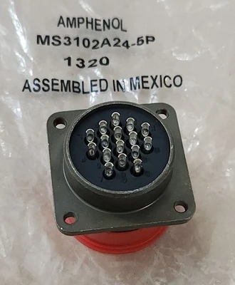 NEW Amphenol MS3102A24-5P
