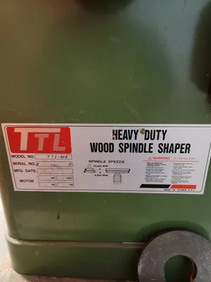 TTL Heavy Duty Wood Spindle Shaper