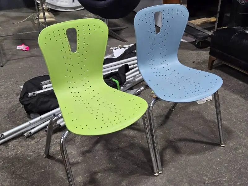 Lot of (2) Flow Chair with Chrome-Plated Legs - Berries by Jonti-Craft