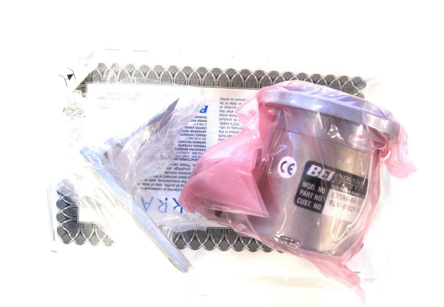 NEW BEI E25BA-6R-SB-2500-ABZC-7272-SM18-S OPTICAL ENCODER BEI E25