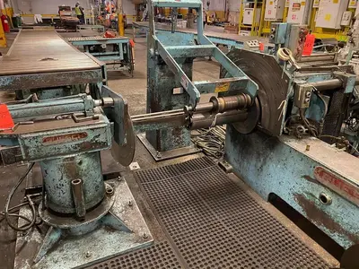 18” x 2.625” Arbors x 6,000# Ruesch Ring Type Slitting Line