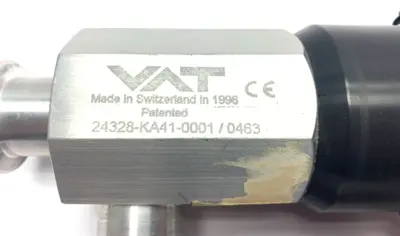 24328-KA41-0001/0463 | VAT  Vacuum Angle Valve w/ Lucifer 131M15 Solenoid Valve - Used
