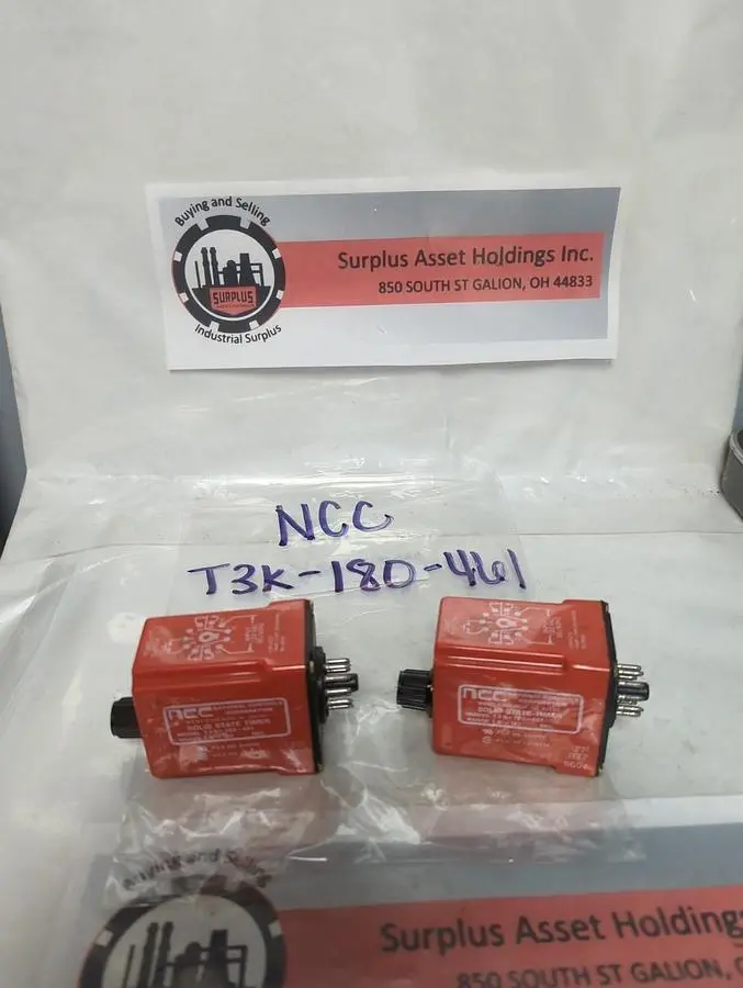 Used NATIONAL CONTROLS T3K-180-461 Industrial Controls Ohio US | Surplus Asset Holdings #1363954