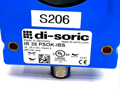 Used DI-SORIC IR 35 PSOK-IBS Proximity Sensors Michigan US | Maverick Industrial Sales #1391331