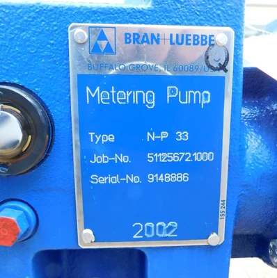 USED BRAN & LUEBBE NP-33