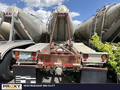 Used 1978 FRUEHAUF 985 CU FT Tanker Trailers New Jersey US | Proxy Equipment #1388809