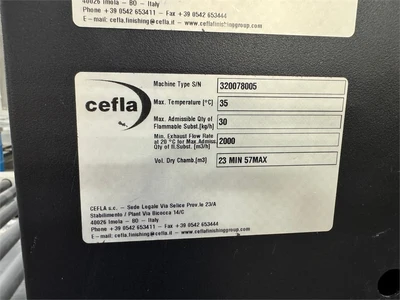 USED 2020 CEFLA OMNIDRY RACK 4/5500/58/15