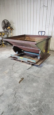 Dump dumping Hopper for forklift Spent Grain mash