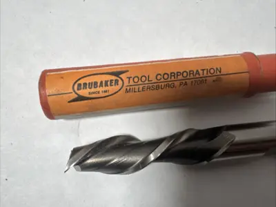 BRUBAKER USA 1/2" End Mill HSS 2 Flutes
