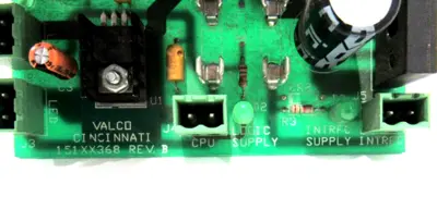 USED VALCO CINCINNATI 151XX368 PC BOARD REV.B