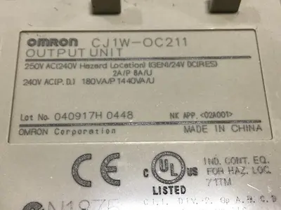 USED OMRON CJ1W-OC211