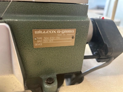 Pegasus/Wilcox/Gibbs 504-E52-130 Industrial Serger Sewing Machine  BL Controller