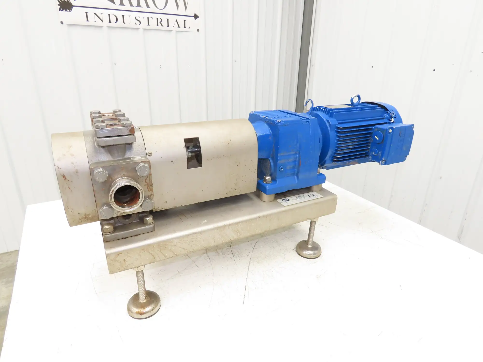 BSA ZE90/02-050-R/SL Sanitary Food Process Gear Pump 2" Tri-Clamp 2.2kw 460V 3PH