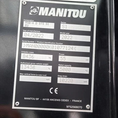 Used 2022 MANITOU M50.4 Misc Forklifts Alberta CA | Leavitt Machinery #1438791
