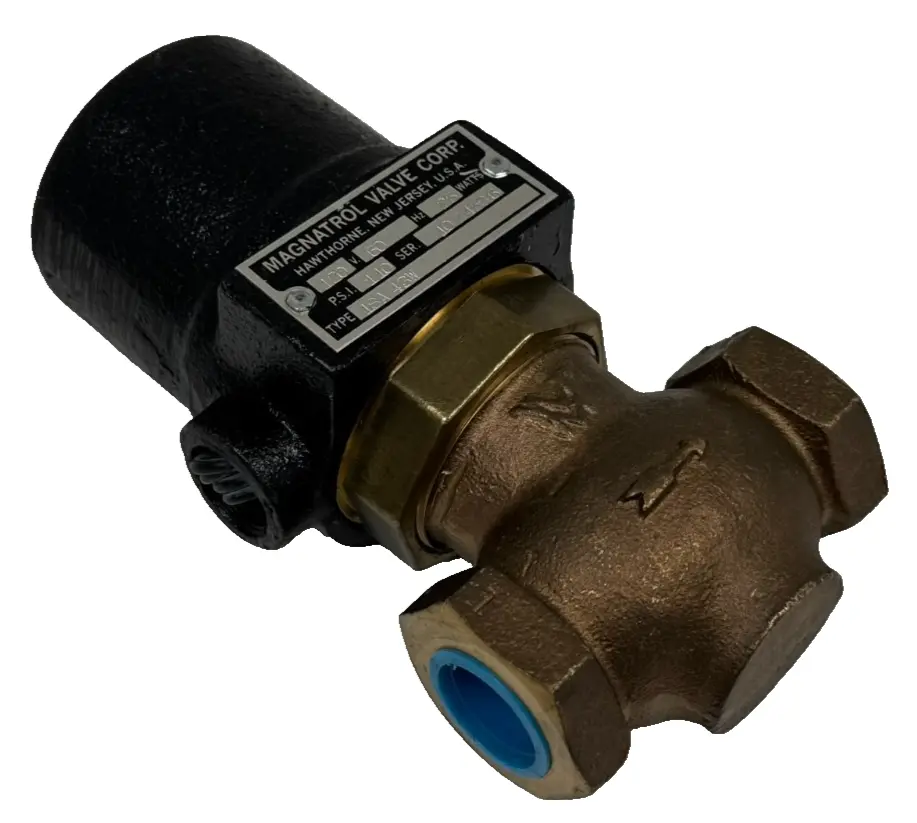 NEW MAGNATROL VALVE CO. 18A43W SOLENOID VALVE 120V 60HZ 25W 110PSI