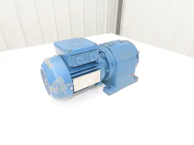 SEW-EURODRIVE R43D63K4 Inline Gearmotor 73:1 Ratio 22.8 RPM .12KW 277/480 VAC 1"