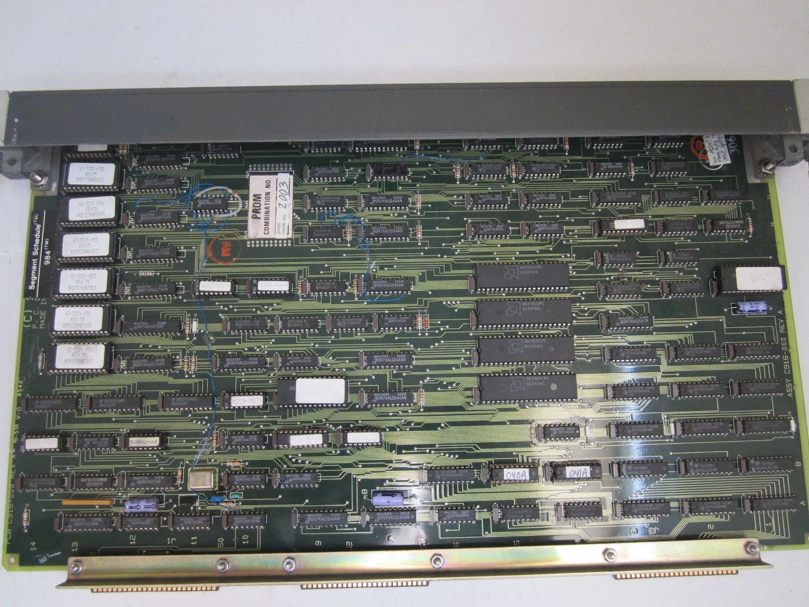 USED MODICON C916-000 16 BIT CPU BOARD C916000