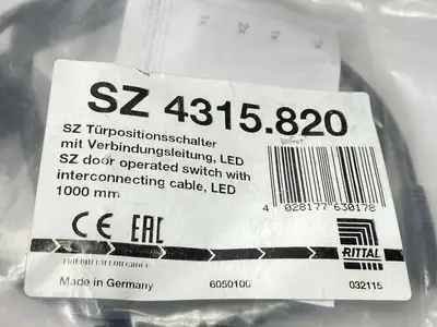 NEW RITTAL DOOR OPERATED SWITCH WITH INTERCONNECTING CABLE LED 1000MM