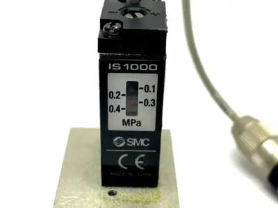 IS1000 | SMC  Pressure Switch on Spacer Block - Used