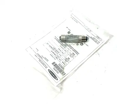 NEW BANNER ENGINEERING 2-COLOR IN-LINE SENSOR STATUS INDICATOR MALE-FEMALE 4-PIN 808232