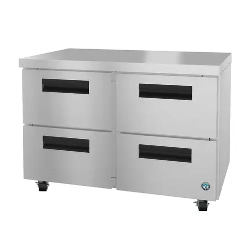 Hoshizaki UR48B-LPD4 48" Steelheart Undercounter Refrigerator w/ (2) Sections & (4) Drawers, 115v