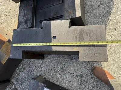 ANVIL DIE HOLDERS SOW BLOCKS HOLDER FORGING PRESS OR HAMMER, OUT OF CHAMBERSBURG 23 & 14 DIE FORGERS: STOCK #21025