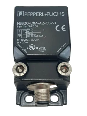 NEW PEPPERL+FUCHS 187558 INDUCTIVE SENSOR NBB20-L3M-A2-C3-V1
