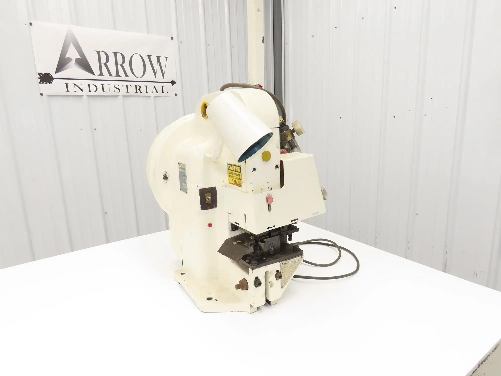 Amp-O-Lectric Model K Semi Automatic Wire Crimper Terminating Crimping Press
