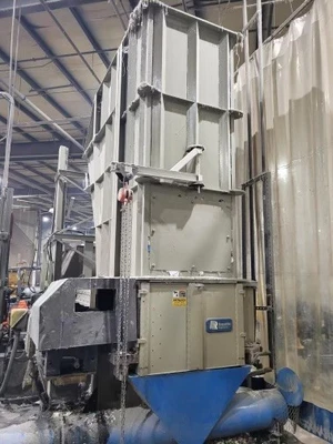 42" Wide Republic Single Shaft Film & Fiber Shredder, 100 HP Motor