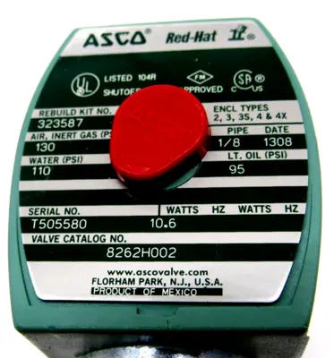 NEW ASCO 8262H002 SOLENOID VALVE