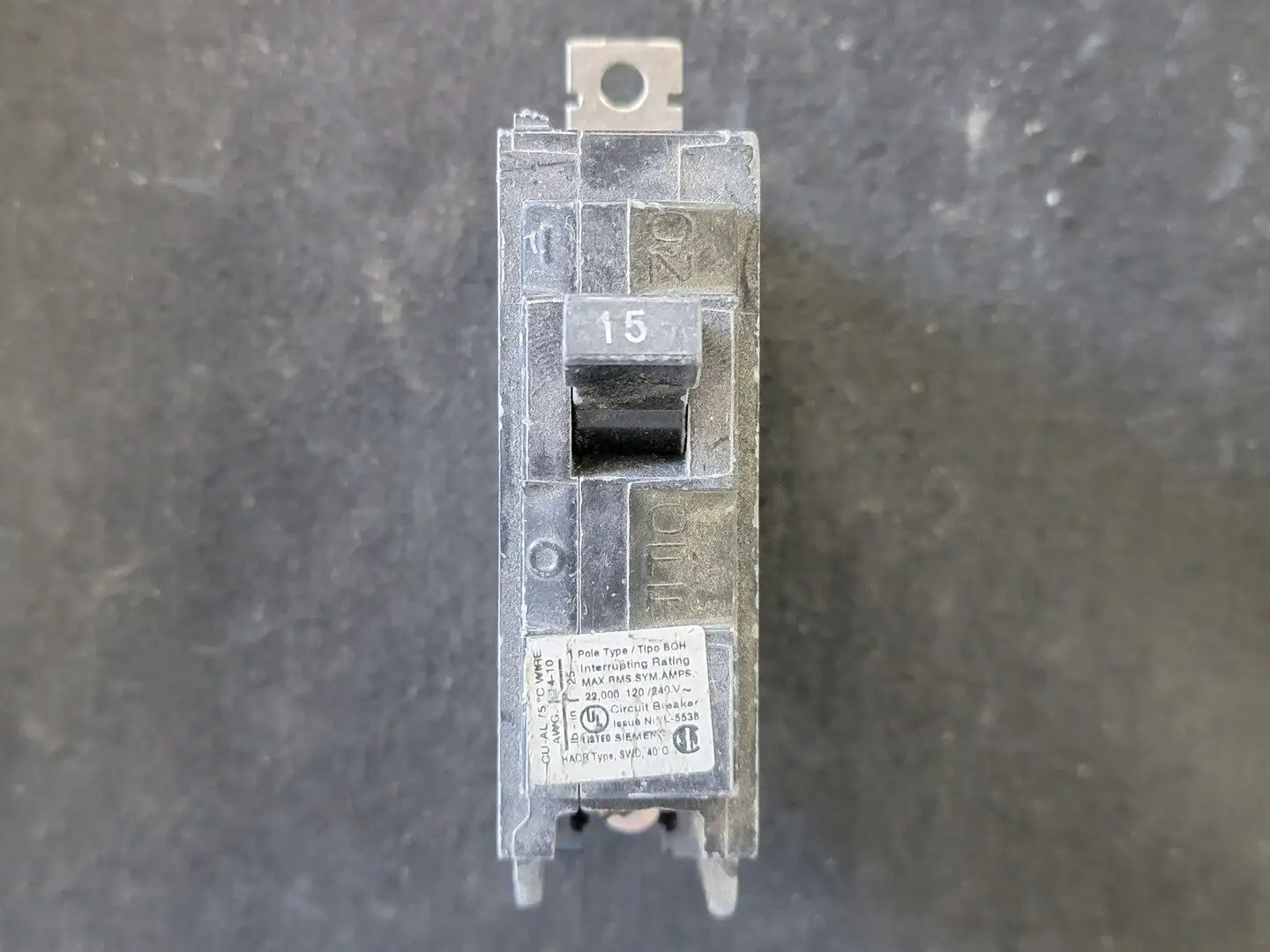 USED SIEMENS BQ1B015H
