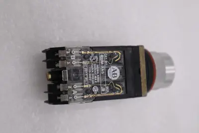 Allen-Bradley 800MR-JX4B Ser. A Small Round 3 Position Switch STOCK H1241A