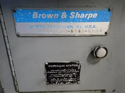Used BROWN & SHARPE 818 MICROMASTER Reciprocating Surface Grinders Ohio US | HGR 24 #1146860