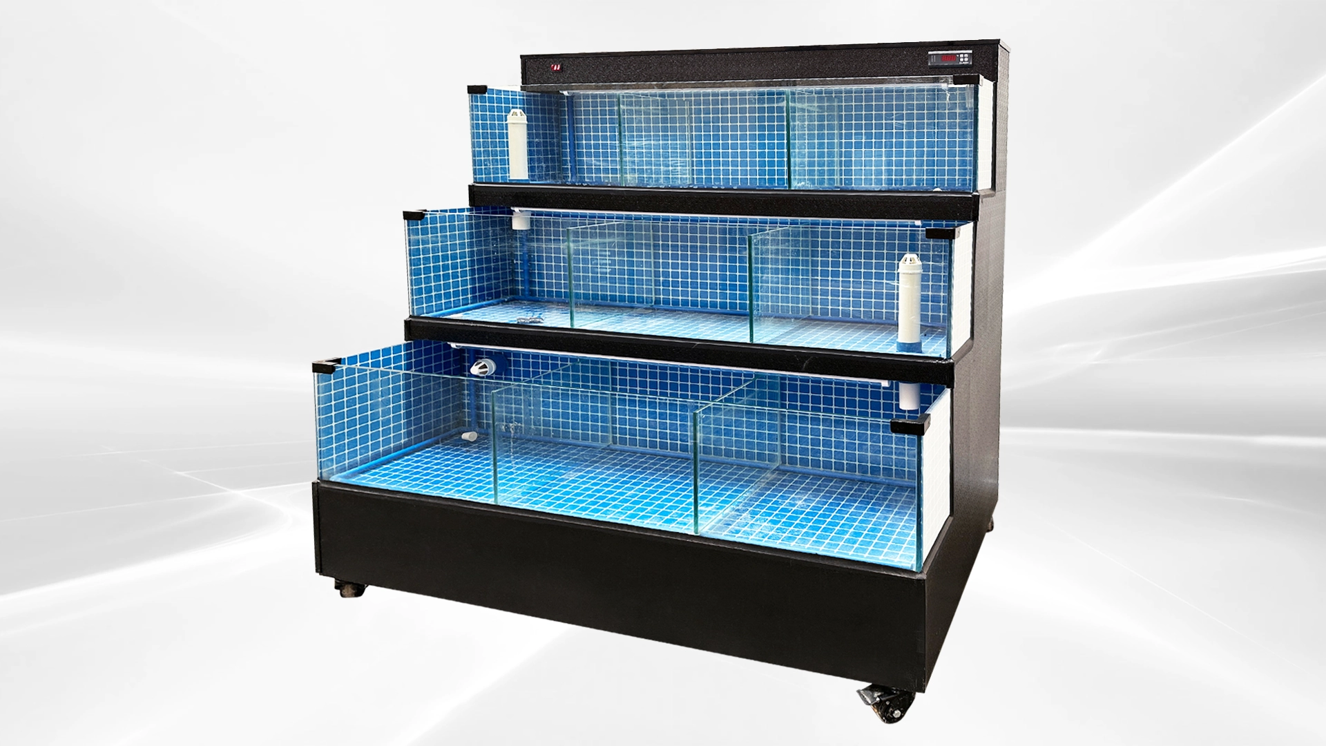 171-0324 60" Live Seafood Self Contained Sea Water Lobster Tank Cooler