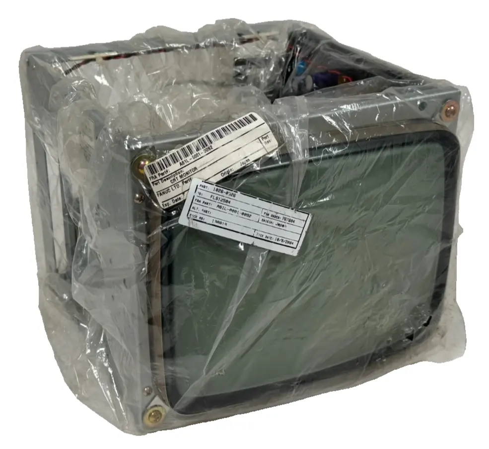NEW FANUC A61L-0001-0092 CRT MONITOR 9" A61L00010092