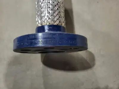 2" x 47" Class 300 Flexible Braided Metal Hose B16/5 SA/A105N/C21