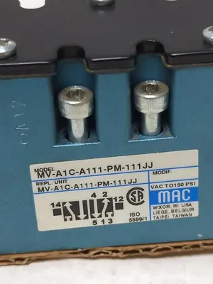 New | in-Stock MAC MV-A1C-A111-PM-111JJ Solenoid Valves Ohio US | Surplus Asset Holdings #1236001