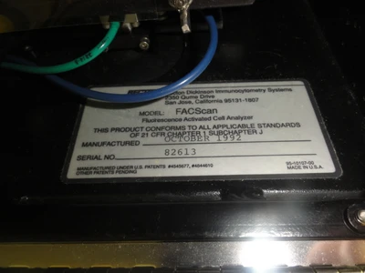 USED BECTON DICKINSON FACSCAN