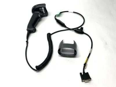 Used KEYENCE Rev. P Barcode Scanner w/ HR-1C3RC Rev. B Communication Cable Barcode Scanners Michigan US | Maverick Industrial Sales #1389160